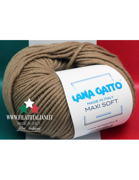 MX 14562 LANA GATTO MAXI SOFT Art. MAXI SOFT100% MERINO WOOL EXTRAF...