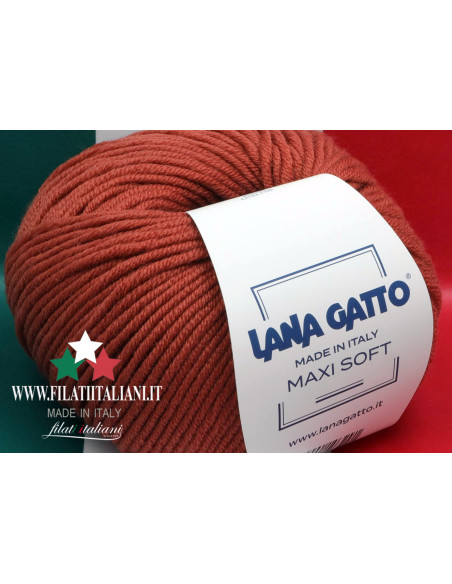 MX 14574 LANA GATTO MAXI SOFT Art. MAXI SOFT100% MERINO WOOL EXTRAF...