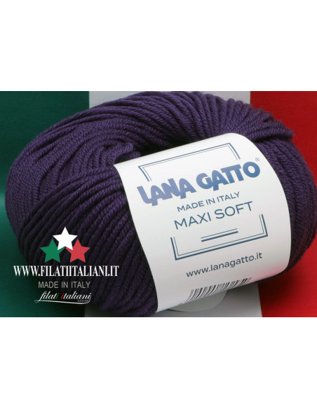 MX 14600 LANA GATTO MAXI SOFT Art. MAXI SOFT100% MERINO WOOL EXTRAF...