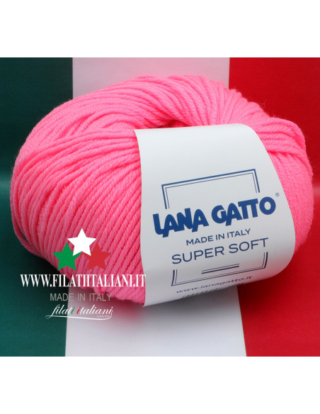 SS A0900 LANA GATTO Super Soft Art. SUPER SOFT100% MERINO WOOL EXTR...