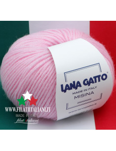 LANA GATTO - MISINA M 2901 Art. MISINA100% MERINO WOOL50g - 100m - ...