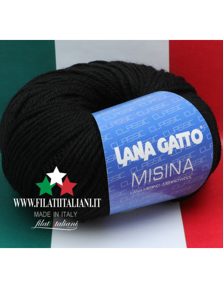 LANA GATTO - MISINA M 5000 Art. MISINA100% MERINO WOOL50g - 100m - ...