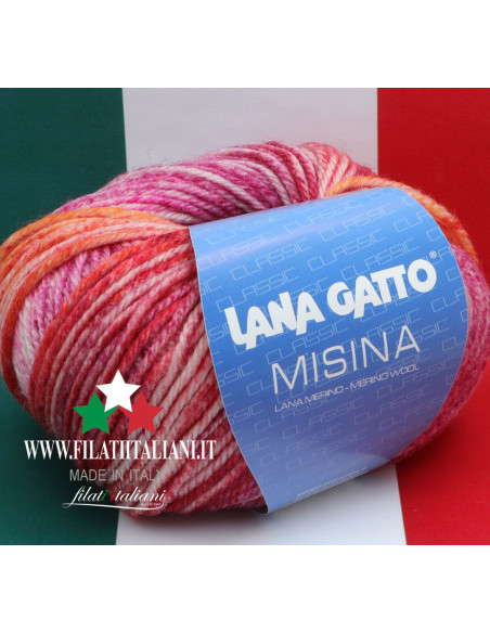LANA GATTO - MISINA M 8104 Art. MISINA100% MERINO WOOL50g - 100m - ...