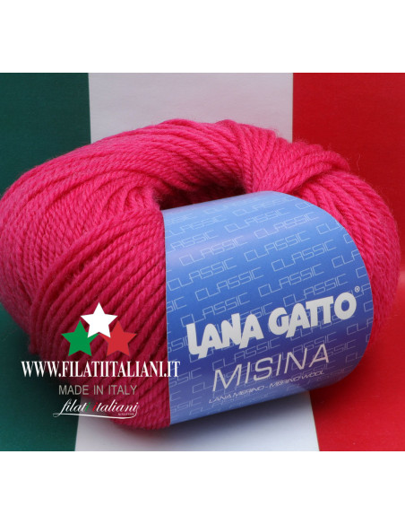 LANA GATTO - MISINA M 13975A Art. MISINA100% MERINO WOOL50g - 100m ...