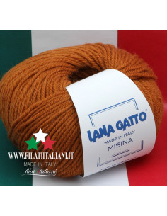 M 14198 LANA GATTO MISINA Art. MISINA100% MERINO WOOL50g - 100m - U...
