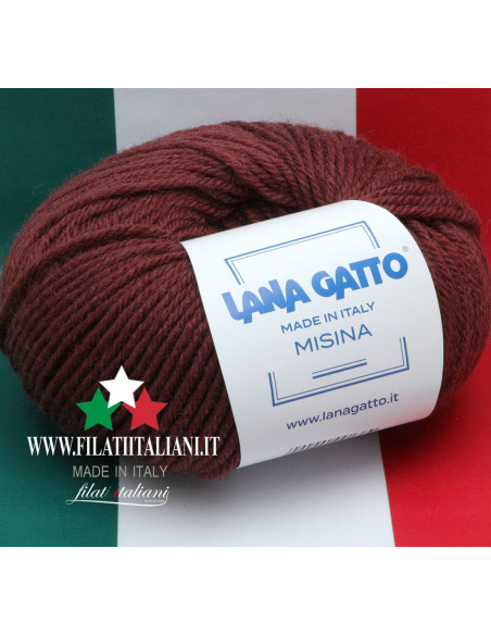 M 19034 LANA GATTO MISINA Art. MISINA100% MERINO WOOL50g - 100m - U...