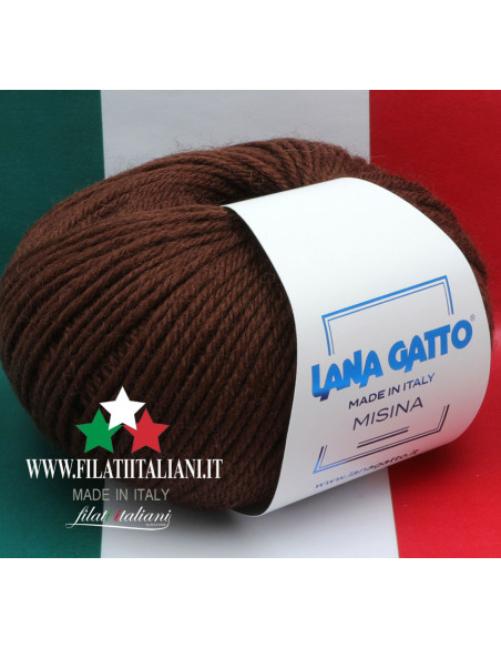 LANA GATTO MISINA M 10040 Art. MISINA100% MERINO WOOL50g - 100m - U...