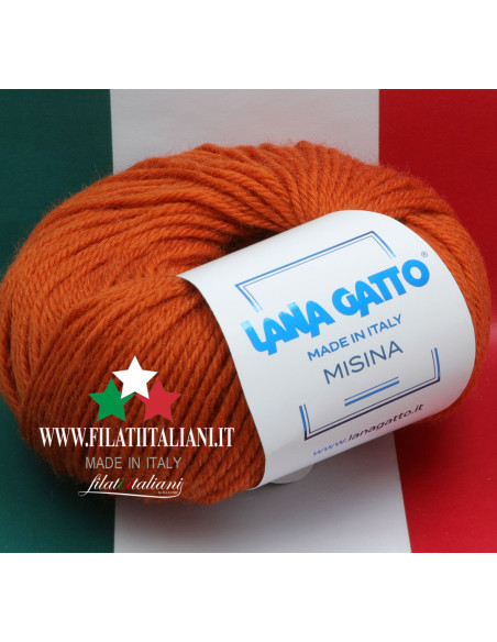 LANA GATTO  MISINA M 8433 Art. MISINA100% MERINO WOOL50g - 100m - U...