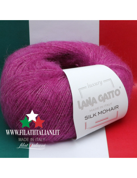 SILK MOHAIR LANA GATTO SM 7260  Art. SILK MOHAIR LANA GATTO 75% KID...