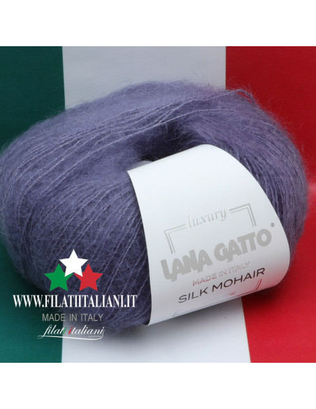 SILK MOHAIR LANA GATTO SM 9373  Art. SILK MOHAIR LANA GATTO 75% KID...