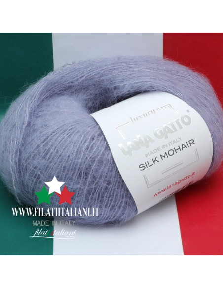 SILK MOHAIR LANA GATTO SM 9380  Art. SILK MOHAIR LANA GATTO 75% KID...