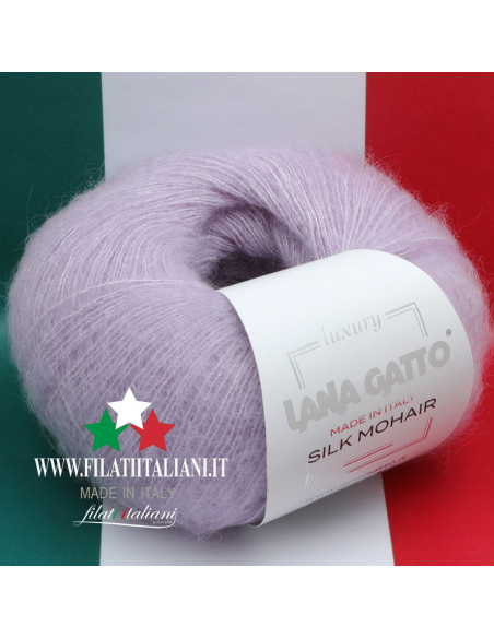 SILK MOHAIR LANA GATTO SM 7258  Art. SILK MOHAIR LANA GATTO 75% KID...