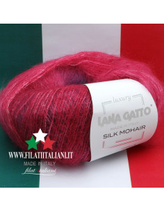 SM 30341 SILK MOHAIR PRINTED LANA GATTO  Art. SILK MOHAIR LANA GATT...