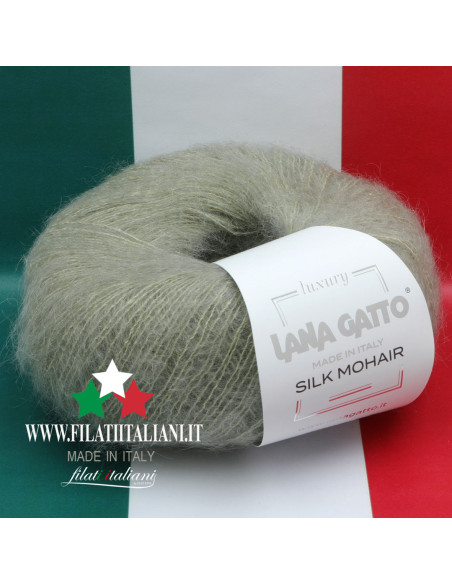 SILK MOHAIR LANA GATTO SM 30144  Art. SILK MOHAIR LANA GATTO 75% KI...