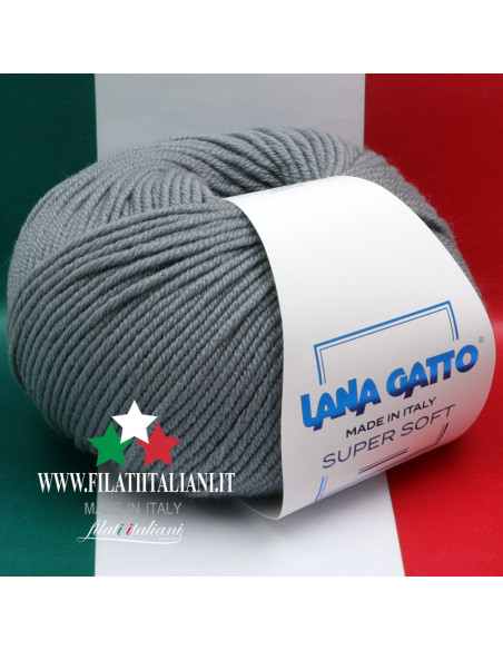 LANA GATTO - Super Soft SS 14433 Art. SUPER SOFT100% MERINO WOOL EX...