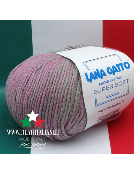 LANA GATTO - Super Soft SS8510 Art. SUPER SOFT100% MERINO WOOL EXTR...