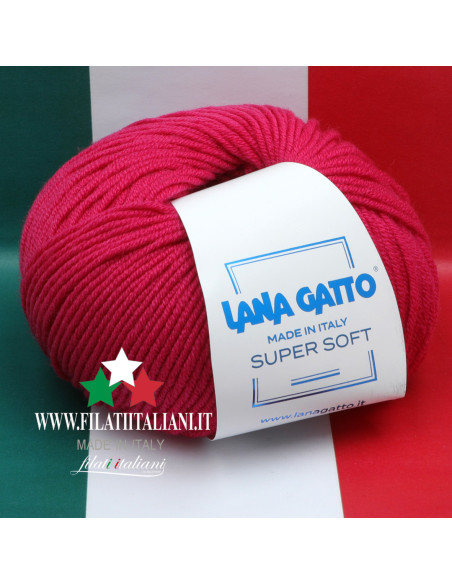 LANA GATTO - Super Soft SS 5240 Art. SUPER SOFT100% MERINO WOOL EXT...
