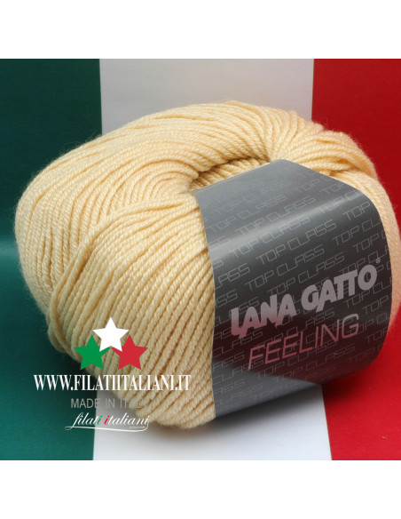 F 96879 LANA GATTO - Feeling CASHMERE SILK MERINO Art.FEELING70% ME...