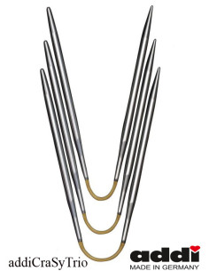 160-2 21cm N. 2.75 AddiCraSyTrio SHORT  С покрытием из латуни