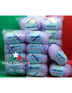 Kit gomitoli per maglia, 100% Pura Lana Vergine Merino Extrafine by Lana  Gatto, Made in Italy. Linea Super Soft, lana di qualità superiore, 100 g.  250 mt, (Grigio Chiaro - 20741, 2) : : Casa e cucina