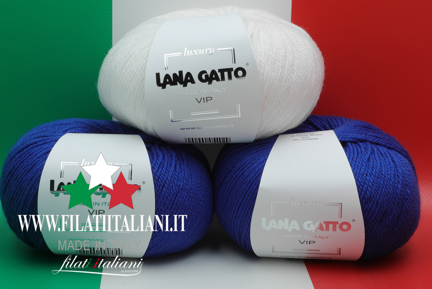 Lana Gatto VIP, Cashmere/Extra Fine Merino Wool