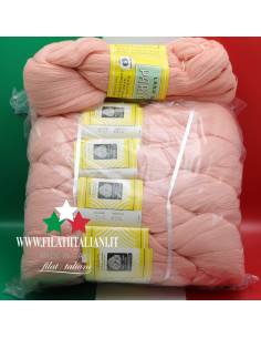 LA7141 LOT 10 Пасмы по 100г 1 KG Parigina - 100%WV - LANA GATTO