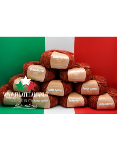 filati italiani Cotone Fiocco. 100% Cotton, 50g (125m) per Uncinetto e  Maglieria (Malva - 7612) : : Casa e cucina