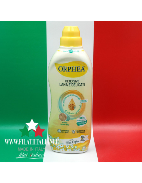 NEW ORPHEA Liquid detergent for wool and natural fibres   100% VEGE...