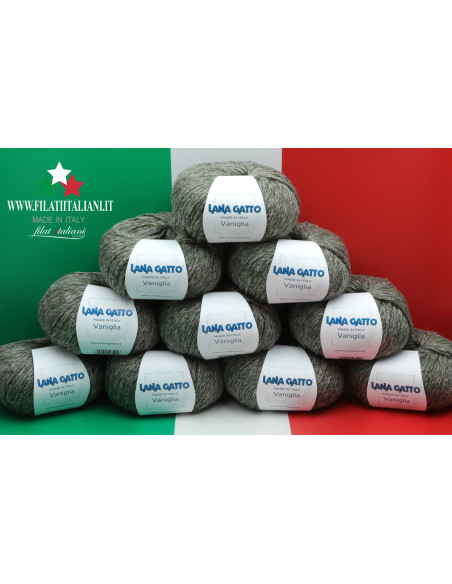 LA7655 LOT 10 PZ 500g 9419 VERDE LA7655 LOT 10 PZ 500g  LANA GATTO ...