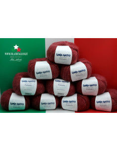 LA7661 LOT 10 PZ 500g MOHAIR WOOL PAILLETTES LANA GATTO - PALLADIO ...