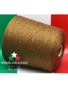 M8255 ЛЕН ШЕЛК ПАЙЕТКИ  PAILLETTES CARIAGGI DESE 39.99€/100г