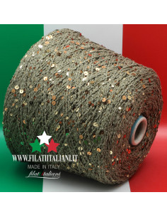 M8587N  FANTASY YARN with PAILLETTES HOLLYWOOD SESIA 49.99€/100g Ar...