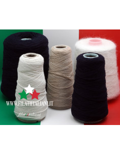 LA7629 LOT 5 bob. PIUMA + VOLARE + FANCY YARN 17.99€/100g 1 bob.:  ...