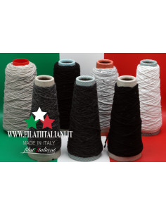 LC0205   LOT  7 bob. PIUMA CON PAILLETTES   24.99€/100g