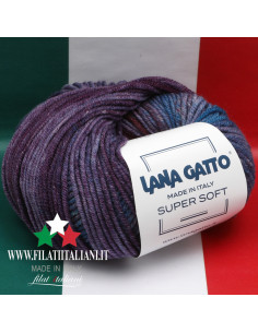 SS 30993 LANA GATTO   Super Soft STAMPATO LANA MERINO