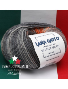 SS 30994 LANA GATTO   Super Soft STAMPATO LANA MERINO