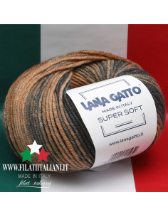 SS 30995 LANA GATTO   Super Soft STAMPATO LANA MERINO