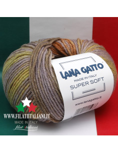 SS 30997 LANA GATTO   Super Soft STAMPATO LANA MERINO