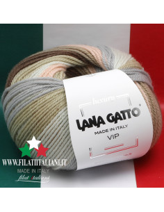 V 31003  LANA GATTO - VIP CASHMERE MERINO WOOL PRINTED