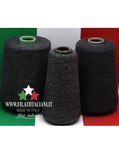 LB1685  LOT  3  bob.   CASHMERE  + PAILLETTES 1mm  +  MISTO LINO  11.99€/100g