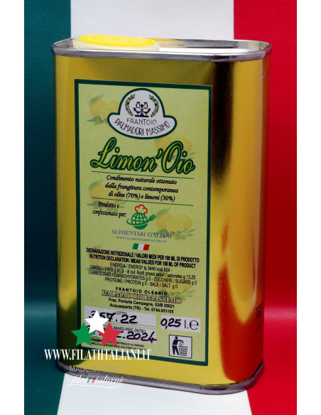 OL4924 OLIO DI OLIVA AL LIMONE 250 ml