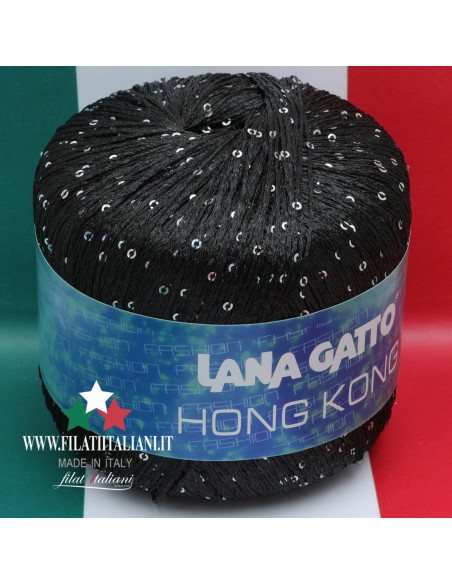 HK7672 HK7672 PAILLETTES LANA GATTO HONG KONG