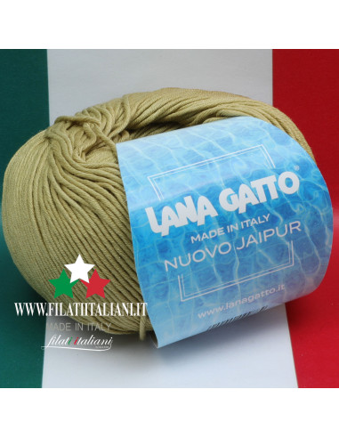 NJ 30357  100% COTONE Makò NUOVO JAIPUR LANA GATTO