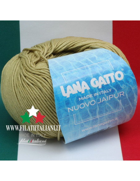 NJ 30357  100% COTONE Makò NUOVO JAIPUR LANA GATTO