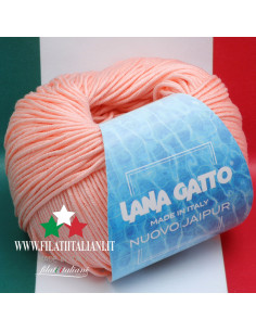 NJ 30359  100% COTONE Makò NUOVO JAIPUR LANA GATTO