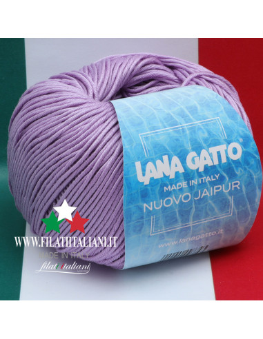 NJ 30360  100% COTTON Makò NUOVO JAIPUR LANA GATTO