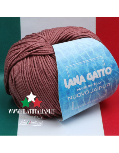 NJ 30362  100% COTONE Makò NUOVO JAIPUR LANA GATTO