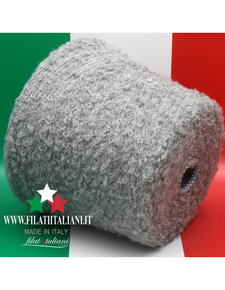 R6133N  BOUCLE' CASHMERE ALPACA SILK TEDDY   CARIAGGI 39.99€/100g