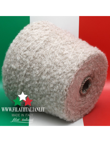 R6147N  BOUCLE'   CASHMERE ALPACA SETA TEDDY   CARIAGGI 39.99€/100g