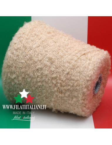 R6150N  BOUCLE'   CASHMERE ALPACA SETA TEDDY   CARIAGGI 39.99€/100g